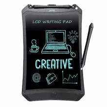 NEWYES 8 5 Chrismas Kids Gifts Lovely Black Robot Pad eWriter Electronic Kids Drawing Board Doodle Pad LCD Writing Tablets