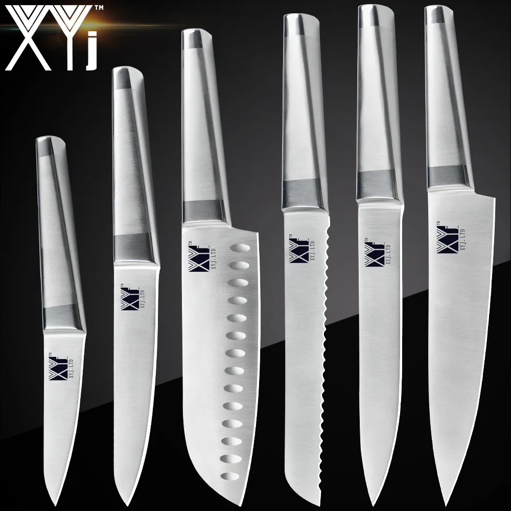 

XYj Stainless Steel Kitchen Knife Set Germany Steel Ultra Sharp Blade Chef Kitchen Knives Cooking Knife Kitchen Accessories