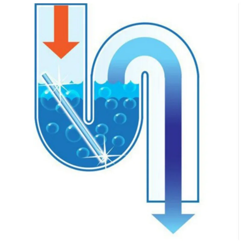12 шт. палочки Sani Sticks масло для обеззараживания кухни Слив для ванны очиститель Чистка канализации стержень удобный канализационный волос