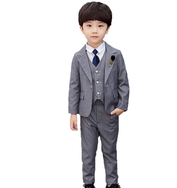 Pack of 3 Pieces Gentleman Bowtie Shirt Waistcoat Vest with Trouser Clothing Sets BURFLY Toddler Baby Boy Ring Bearer Wedding Suit