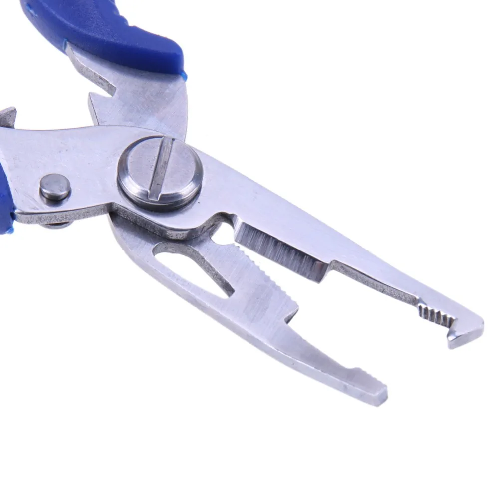 Stainless Steel Fishing Pliers Scissors Split Ring Sharp Fish Wire Line Cutter Braid Cutter Outdoor Hook Removers Fishing Tools