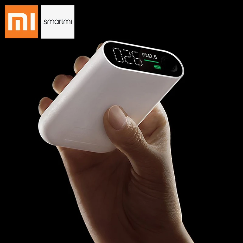 

Xiaomi Smartmi PM2.5 Air Quality Detector Tester Mini Sensitive For Home Office LED Screen Mi Portable PM2.5 Monitor Sensor