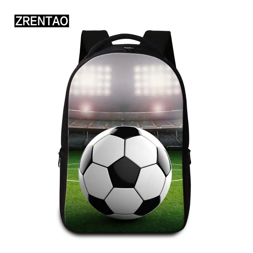 

2019 Large Capacity Laptop Backpack Schoolbag Football Printing Functional Many Pockets HolidayTraveling/Camping/Hiking Rucksack