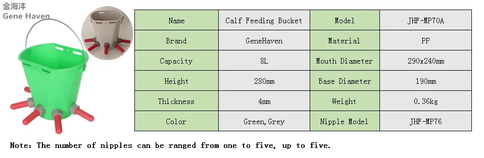 8L до середины икры подачи молока ведро с 4 соски