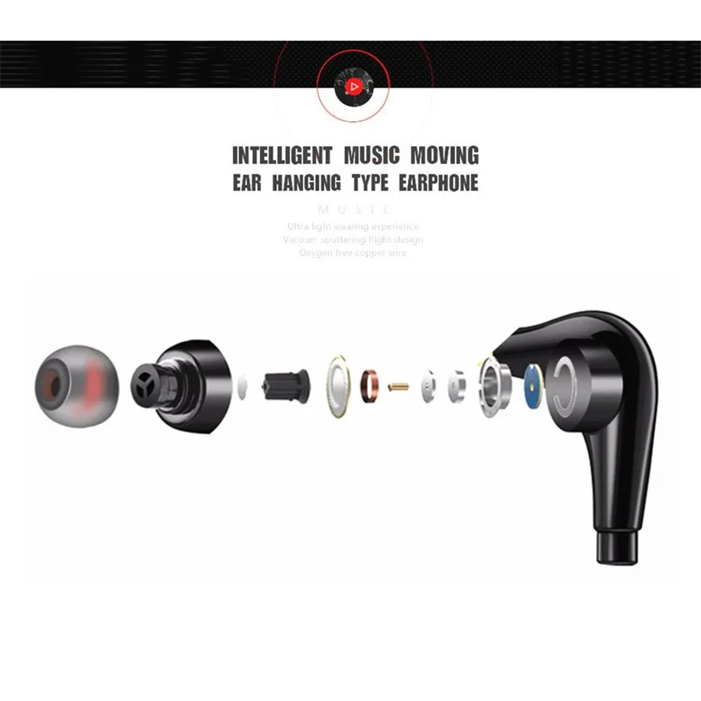 Sports Bluetooth  Wireless Sport Earphone Fitness Equipment