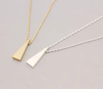 

Newest Listing Jewelry Necklace, Modern Triangle Pendant Necklace,Geometric Necklace,3D Neckalce-30pcs/lot
