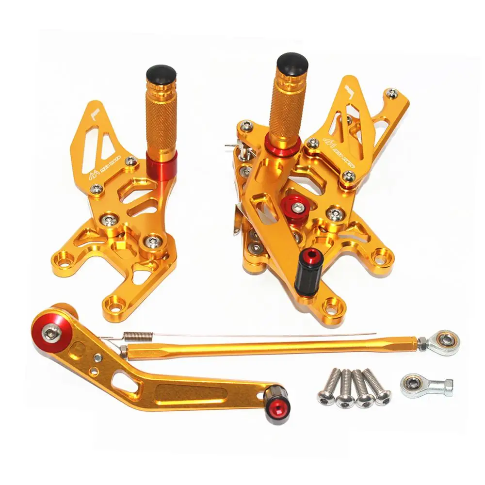 

pedals for honda cbr1000rr CNC Adjustable Footrests Foot Pegs Rider Rearset Footrest Foot Rest for CBR1000RR 2008 2009 2010 2011