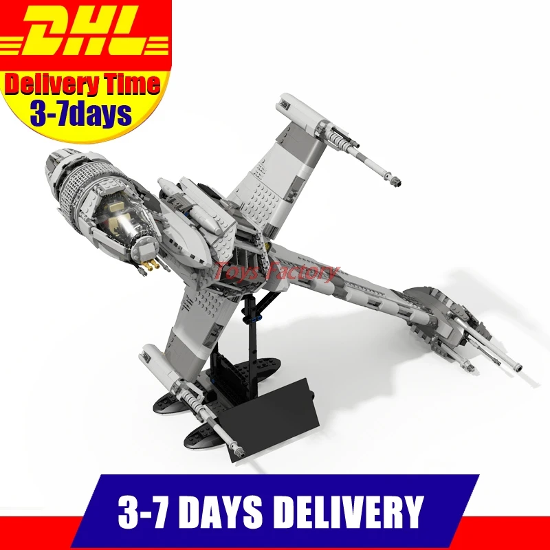 

2018 DHL Lepin 05045 1487pcs Star UCS War Series The B-wing Starfighter Educational Building Blocks Bricks Toys 10227