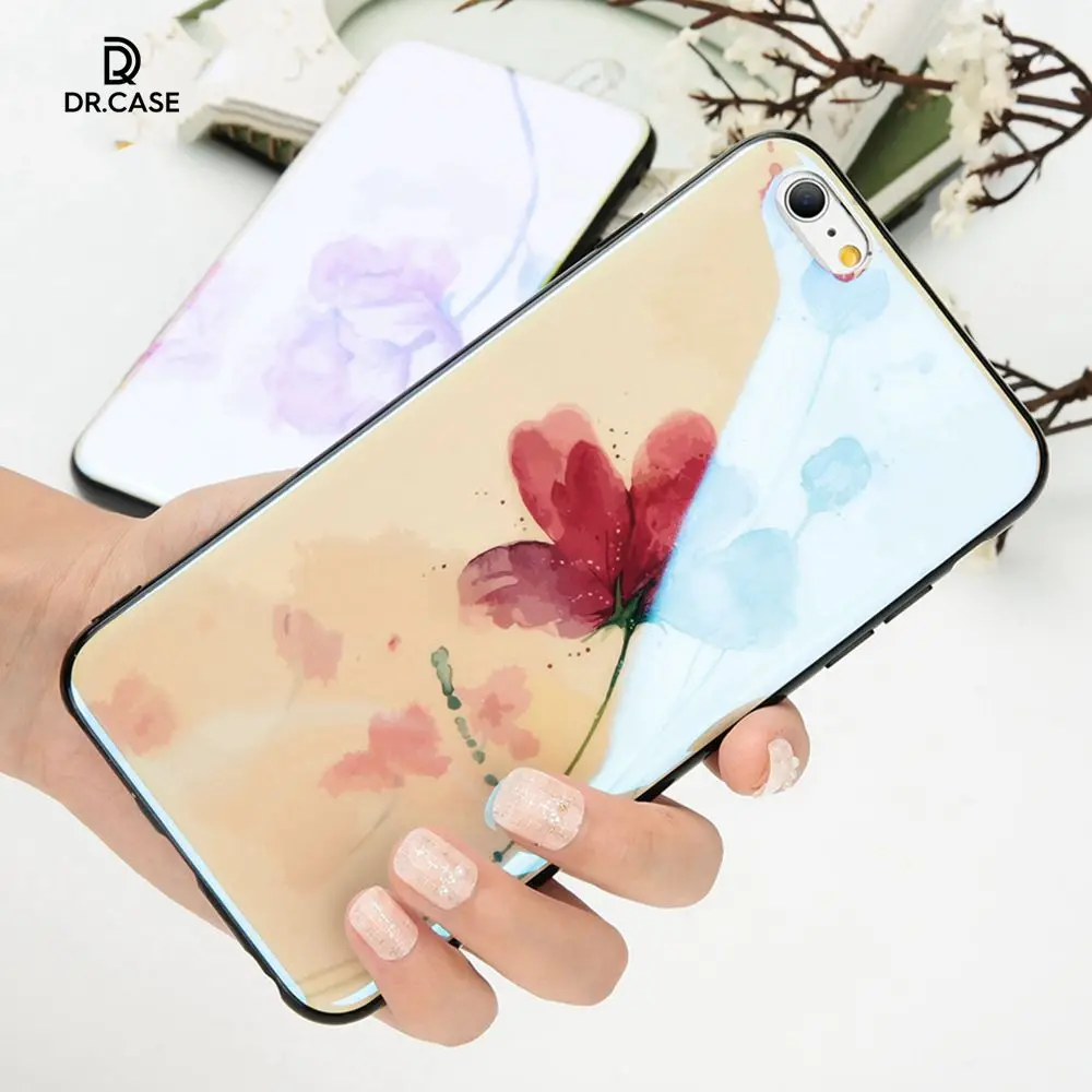 DR. Чехол легкий мягкий силиконовый чехол для телефона iPhone 7 8 Новый чернильный