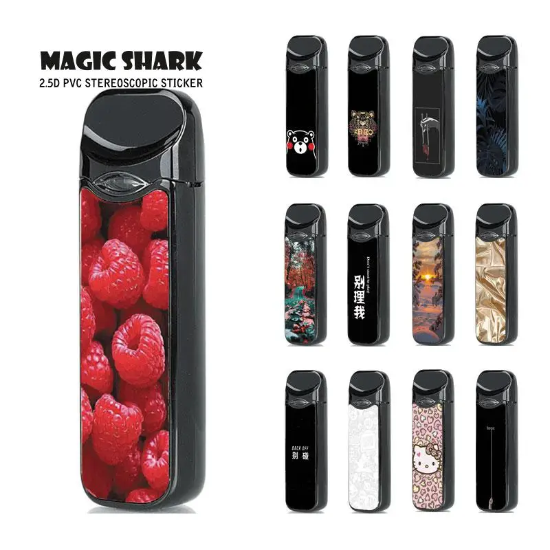 Новый чехол Magic Shark с вишневым эффектом золото шелк ПВХ не выцветает наклейка