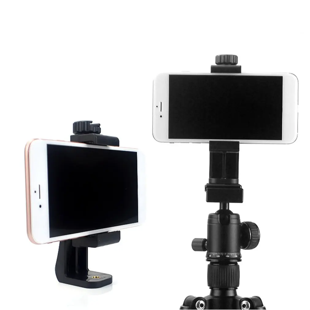 

Rotary Mobile Phone Clip Three Tripod Transfer Seat Universal Bracket Fixing Clip