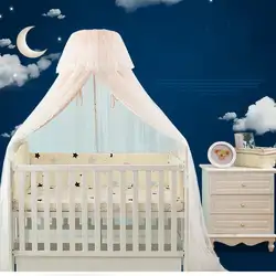 Тип двери Детская кровать москитная сетка двойной Слои Детские москитные сетки Универсальный сетчатый навес с внутренним штора из шифона