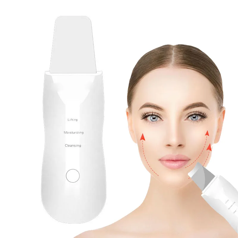  Ultrasonic Deep Face Cleaning Machine Skin Scrubber Remove Dirt Blackhead Reduce Wrinkles High Freq
