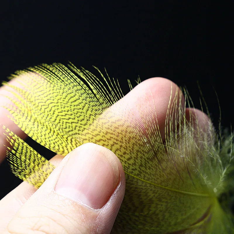 10 colors new spots and pitting CDC feather wild goose hackle feathers fly fishing tying materials For tying Nymph Insect Bait