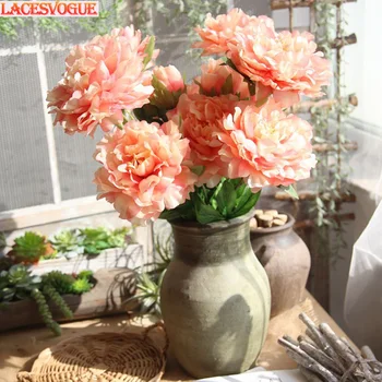 

4PCS High quality 90CM Peony Artificial Large Peony 3 Wedding Party Center Decoration Floor Decor Flower