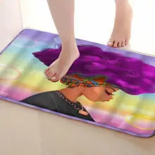 Женский стиль коврик для ванной комнаты, смешной Противоскользящий коврик для ванной, занавески для душа s аксессуары, соответствующие вашей душевой занавеске