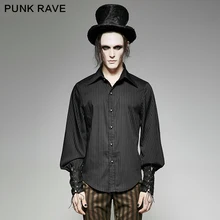 Punk Rave steam punk full sleeve striped shirt Y-719