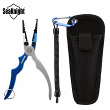 Seaknight рыболовные плоскогубцы SK005 108 г/3,8 унций лезвие из вольфрамовой стали плетеные лески резак рыболовные плоскогубцы ножницы алюминиевый рыболовный инструмент