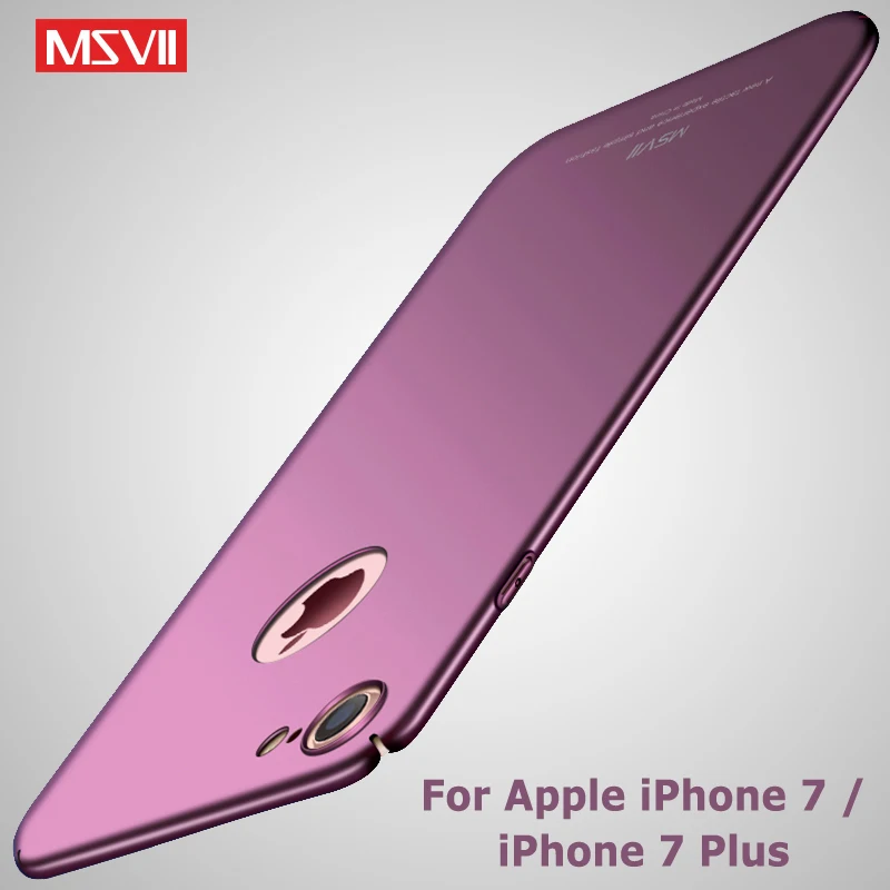 

MSVII Cases For iPhone 7 Case Cover Luxury Matte Coque For iPhone 8 Plus Case 8Plus Hard PC Cover For Apple iPhone 7 Plus Cases