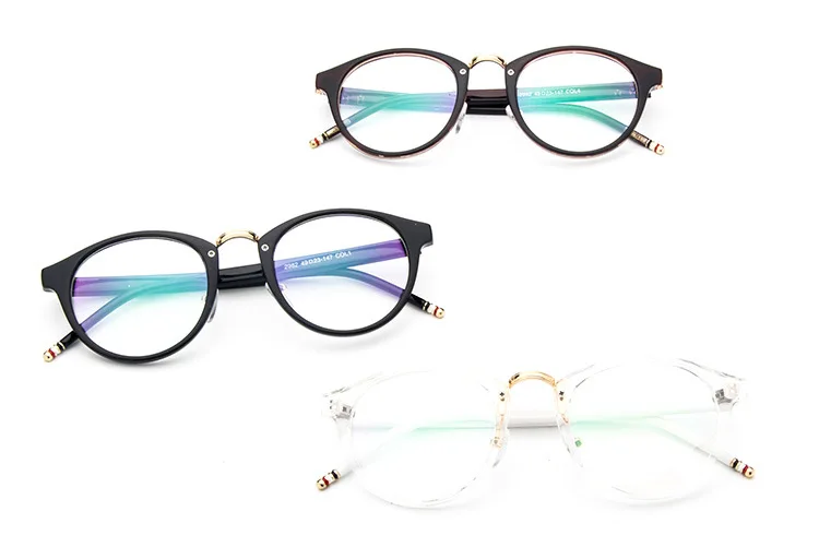 Ретро металлические художественные круглые оправа с прозрачными линзами, тренд, высококачественные оправы для очков для женщин и мужчин, круглые очки для чтения
