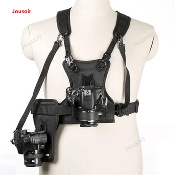 

Outdoor Photography marquee SLR Camera quick Vest double machine shoulder with decompression quick hand waist CD50 T03