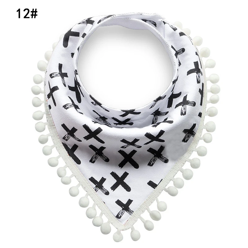 

Cute Boy/Girl Kids Baby Feeding Head Scarf Bib Bandana Saliva Triangle Dribble