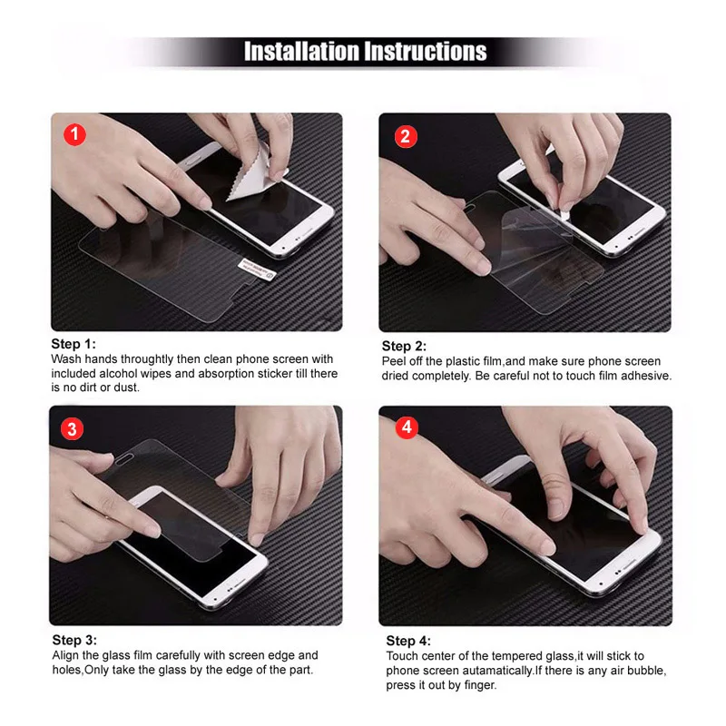 3 Pack закаленное стекло для Huawei P8 Lite протектор экрана 9H Премиум Защитная пленка 2015