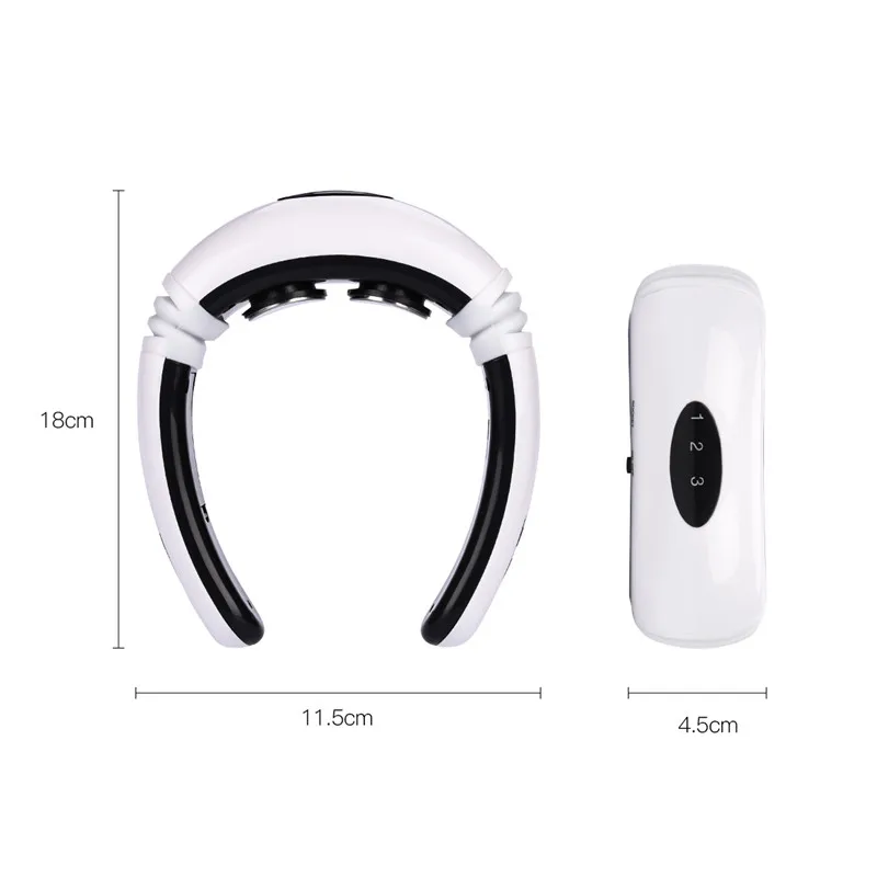 Electric Impulse Cervical Vertebra Massage Pulse Neck Massager Magnetic Acupuncture Therapy Physiotherapeutic Relief Pain 46 Electric Impulse Cervical Vertebra Massage Pulse Neck Massager Magnetic Acupuncture Therapy Physiotherapeutic Relief Pain 46