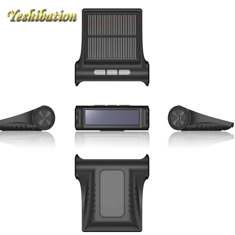 Yeshibation Автомобильная TPMS система мониторинга давления в шинах Солнечная зарядка