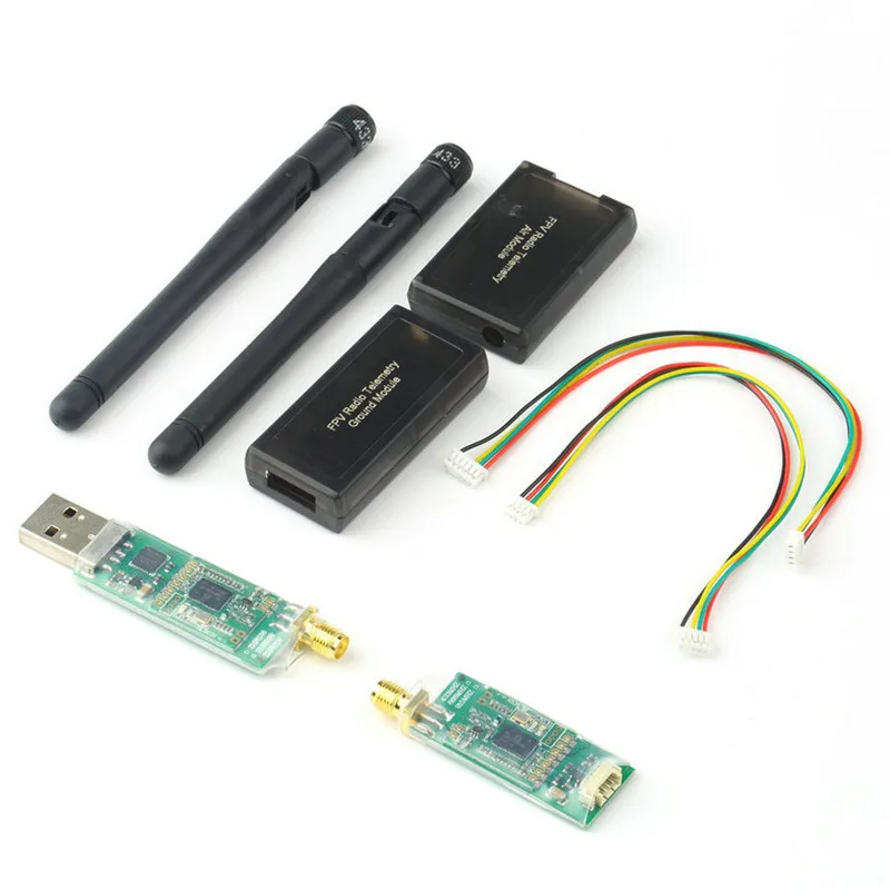 Hot 1pc 3DR Radio Telemetry Kit 433Mhz Module Open source for APM 2 5 2 6
