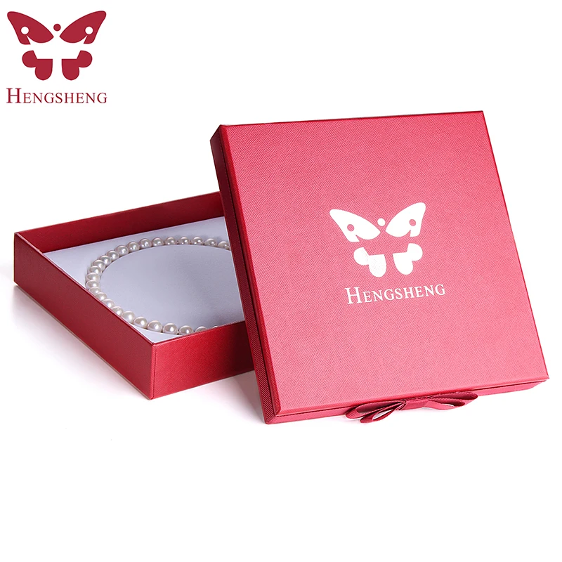 

HENGSHENG Red Pearl Necklace Gift Box,Beautiful Personal Made Box,Best For Sending Friends/Lover/Mum