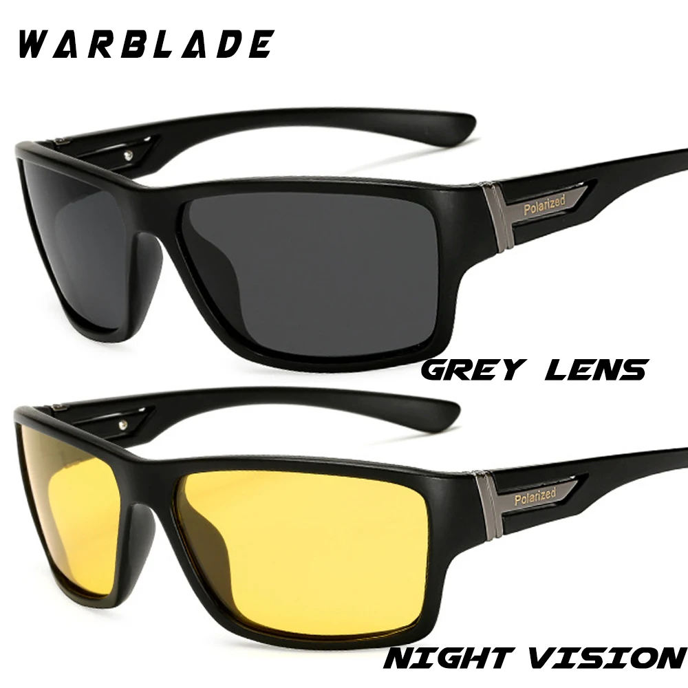 WarBLade солнцезащитные очки ночного видения для мужчин защита UV400 ночные мужские