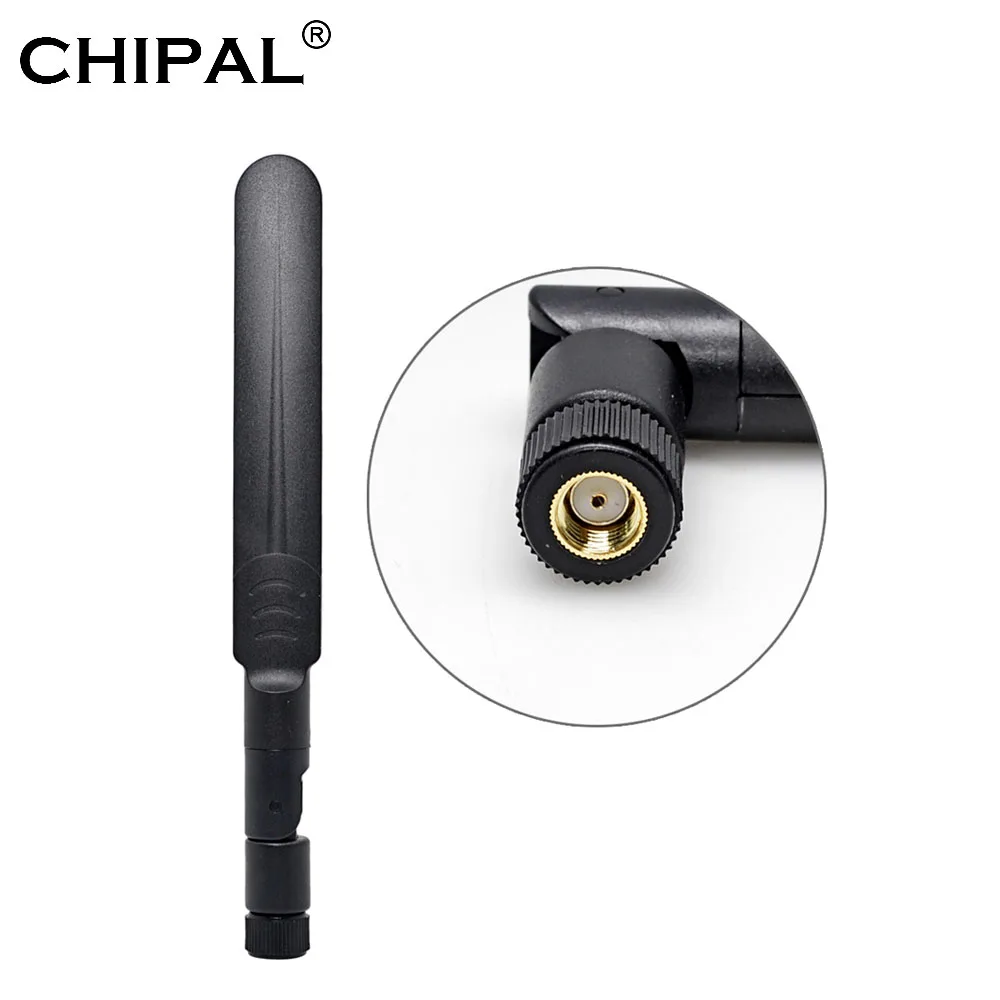 

CHIPAL WiFi Antenna RP-SMA Male Flat Paddle Wireless Router Modem 5dBi 2.4G 5.8G 3G 4G LTE GSM Aerial 700-2700Mhz for Wi-Fi WLAN