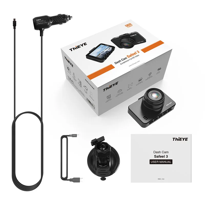 5 шт. Dash Cam Safeel 3 HD 1080 P Автомобильный видеорегистратор Камера 145 градусов 2 45