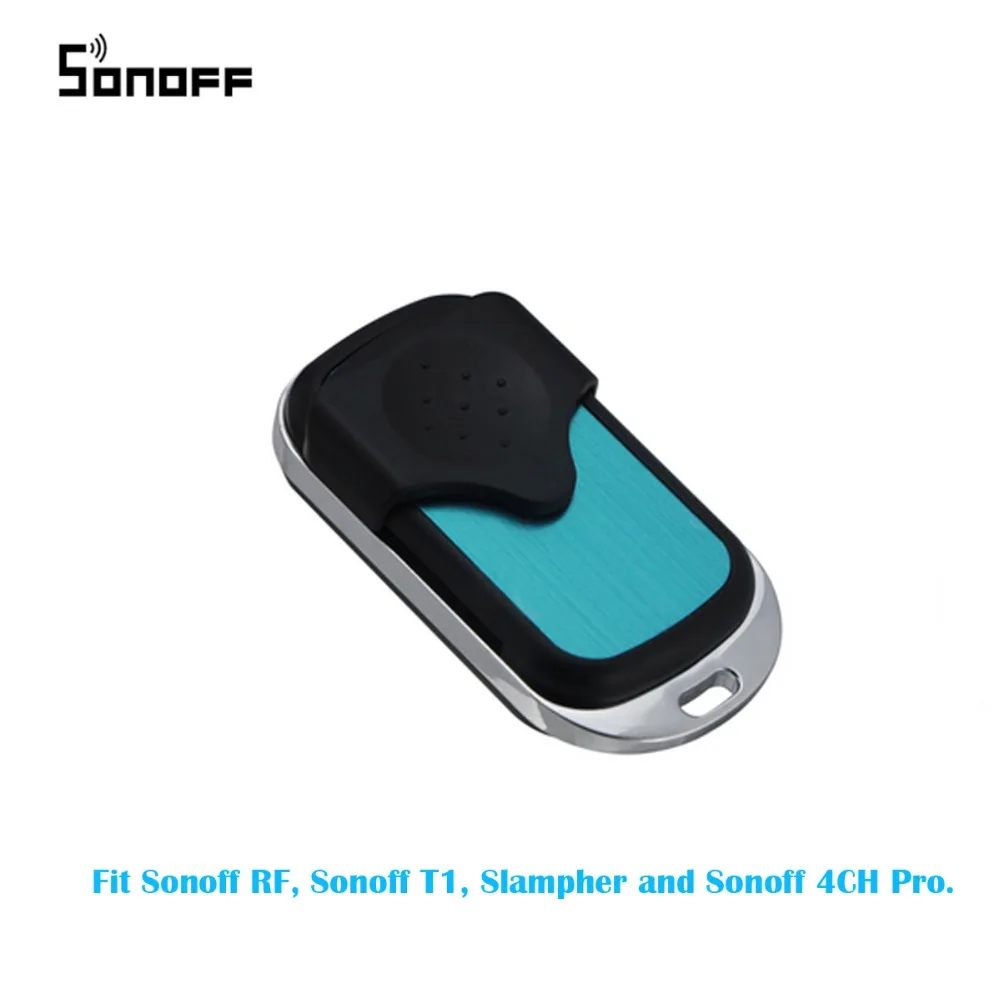 

433MHz 4 Channel Sonoff RF Controller ABCD 4 Buttons Sonoff RF Slampher 4CH Pro Electric Remote Key Fob Control 10 Pcs