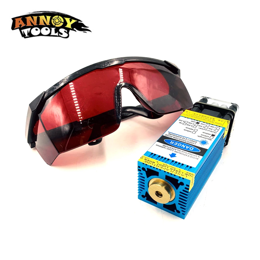 

15W 450nm 33mm fixed-focus Laser Module 15000mW blue laser module TTL/PWM DIY CNC Machine laser cutter for CNC engraving machine