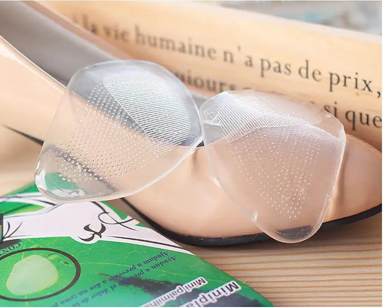 Shoe Accessories Inserts Silicone Gel Elastic Cushion Insoles Protect Comfy Feet Palm Care Shoe Pads shoe insoles