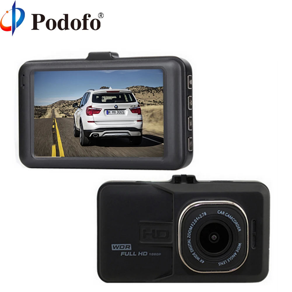 

Podofo Original Novatek 96223 Car DVR Camera Full HD 1080p Video Recorder 3.0 inch Dashcam FH06 Registrator G-sensor Dash Cam