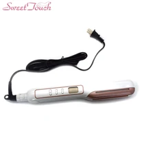 Керамический плоский утюжок для волос, антистатический утюжок для волос, цифровой дисплей с автоматическим отключением