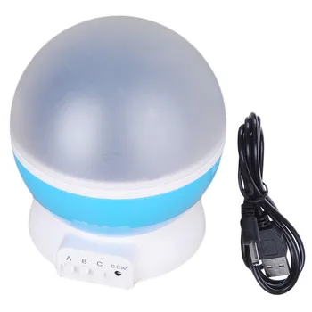 

Night Star Lighting Lamp LED 360 Degree Romantic Room Rotating Cosmos Projector Light Starry Moon Sky Kid Christmas Party Favors