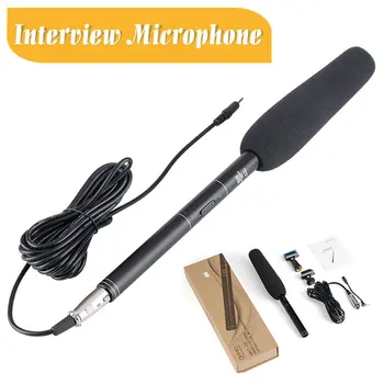 

Ulanzi Arimic Professional Interview Microphone Directional Condenser MIC for DSLR DV Camcorders Video Camera Mic