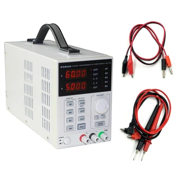 

KA6005P Precision Adjustable Programmable DC Power Supply 60V 5A 0.01V 0.001A Digital Low Noise USB RS232 Interface