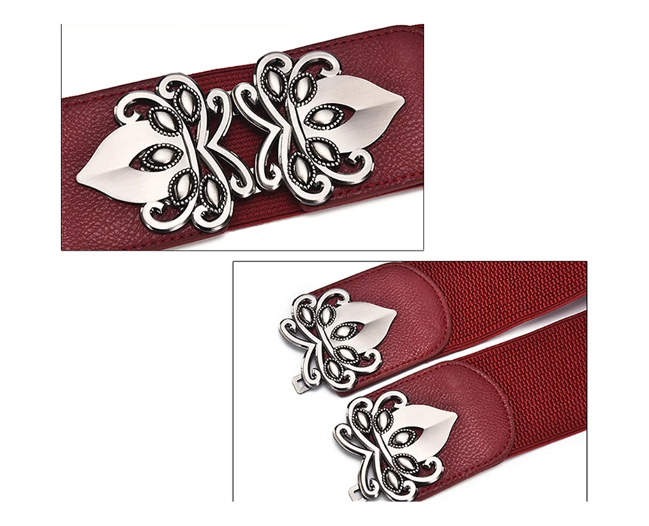 Maikun пояс женский ремень винтажный дизайнерский эластичный ремень для женщин ремень с алмазной пряжкой широкий эластичный пояс женские кожаные модные ремни из кожи ПУ