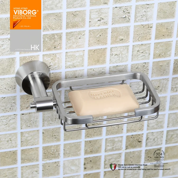 Настенный держатель для мыла viборга Deluxe SUS304 из нержавеющей стали|dish soap holder|wire