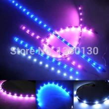 Светодиодный 12 В Белый Водонепроницаемый 2X2"(60 см) Боковая световая полоса 30 SMD скрытый туман DRL головка тонкие Ксеноновые огни