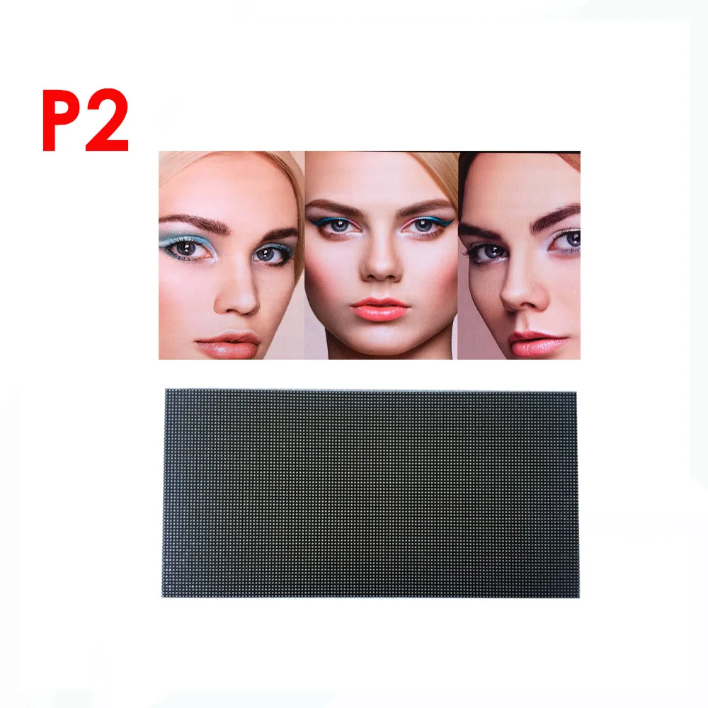 

Free shipping High contrast panel led p2, smd indoor led video wall module p2 , MBI5124, ICN2037, ICN2038S chip led module p2