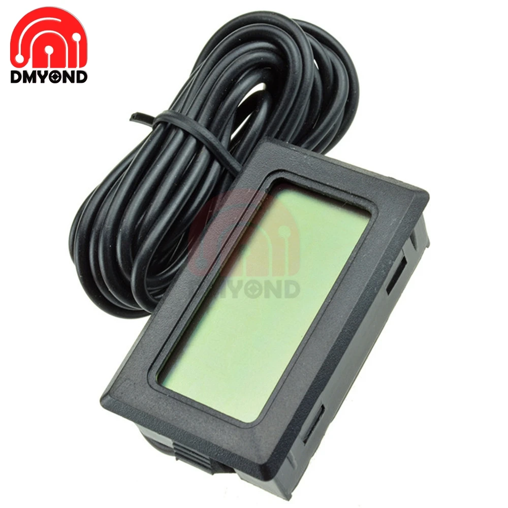 Digital LCD Thermometer Hygrometer Temperature Sensor TPM-10 Meter Weather Station Diagnostic-tool Thermal Regulator 2m 200CM