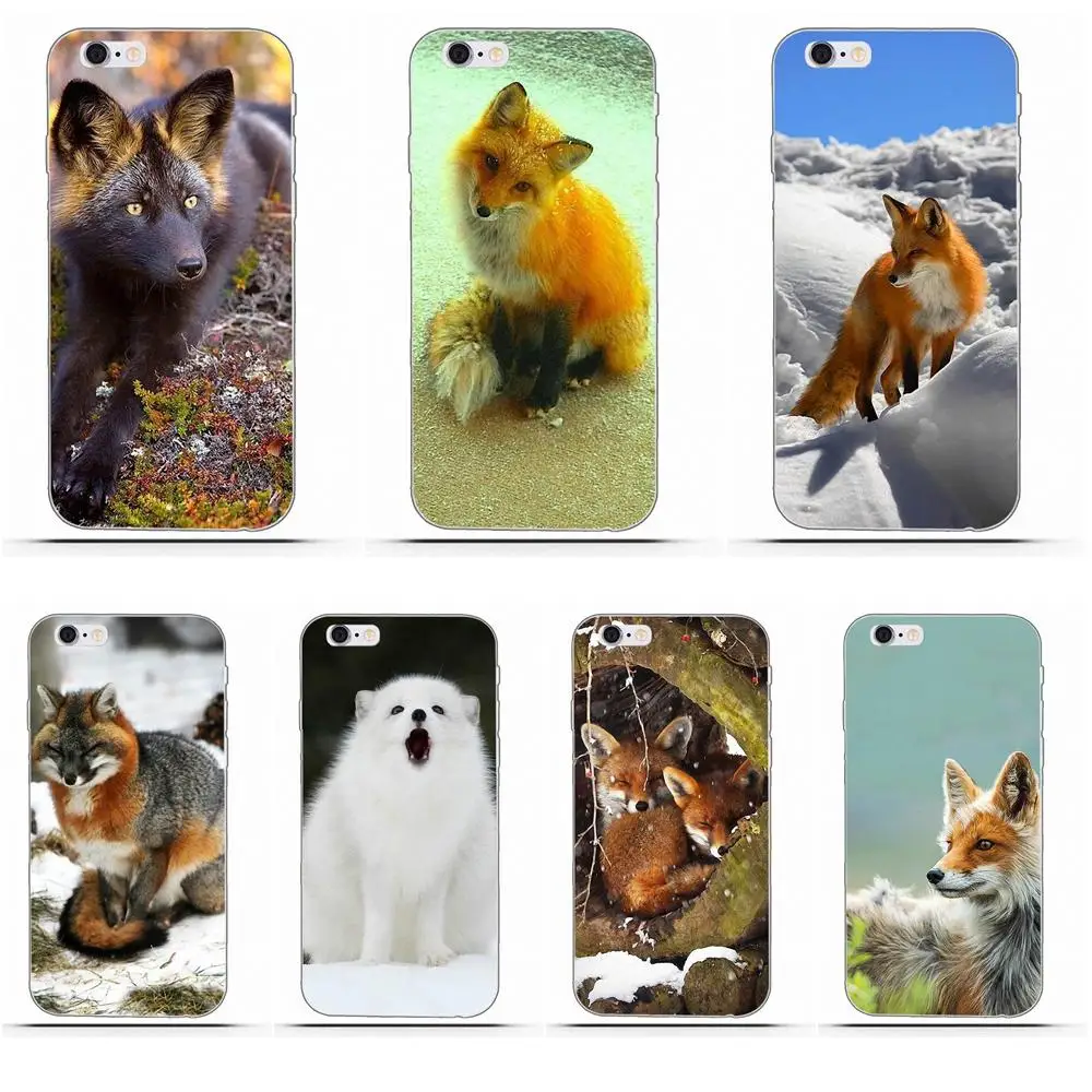 Wdlsre Soft Mobile Phone Animal Fox For Samsung Galaxy A3 A5 A7 J1 J2 ...