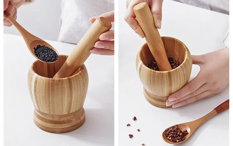 Vanzlife домашний DIY dao чеснок nanzhu для чеснока, кухонный горшок Ступка сын инструменты ручной пюре чеснок бамбуковый инструмент