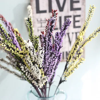 

10pcs/lot Artificial PE foam lavender artificial flowers wholesale home decoration wedding supplies Free Shipping